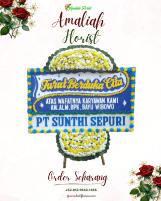 Papan Bunga Duka di Cipari